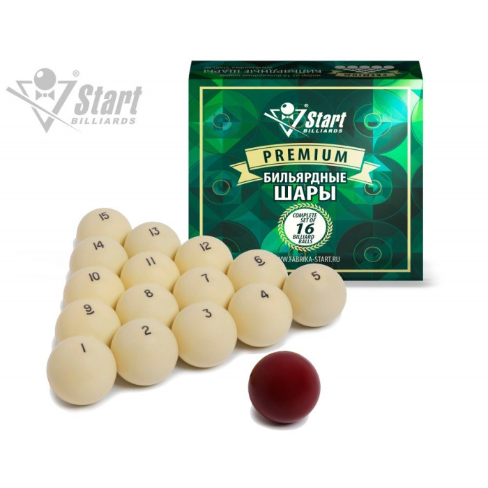 Купить шары для бильярда "Start Billiards Premium ⌀ 60 мм"
