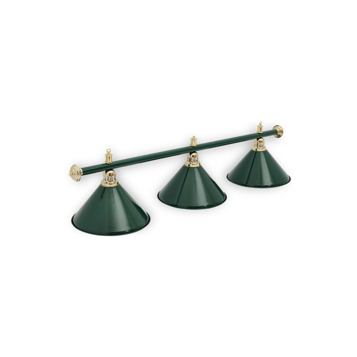 Бильярдный светильник FORTUNA ALLGREEN LUXE на 3 плафона