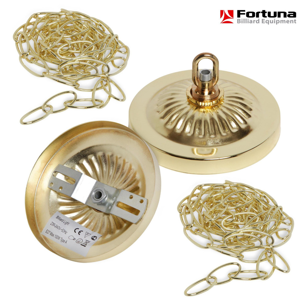 Бильярдный светильник FORTUNA ALLGREEN LUXE на 3 плафона