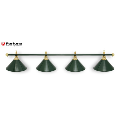 Бильярдный светильник FORTUNA ALLGREEN LUXE на 3 плафона