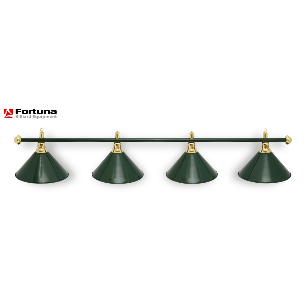 Бильярдный светильник FORTUNA ALLGREEN LUXE на 3 плафона