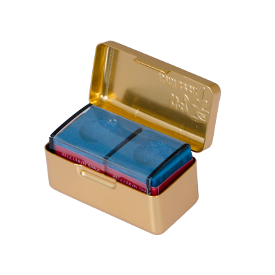 Мел «Ball teck PRO II» (2 шт, в золотистой металлической коробке)