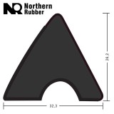 Резина для бортов northern rubber pool k-55 121см 9фт 6шт.