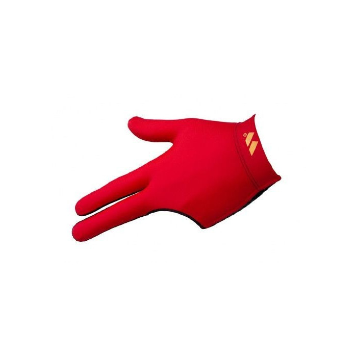 Перчатка бильярдная «WB» (черно-красная), защита от скольжения