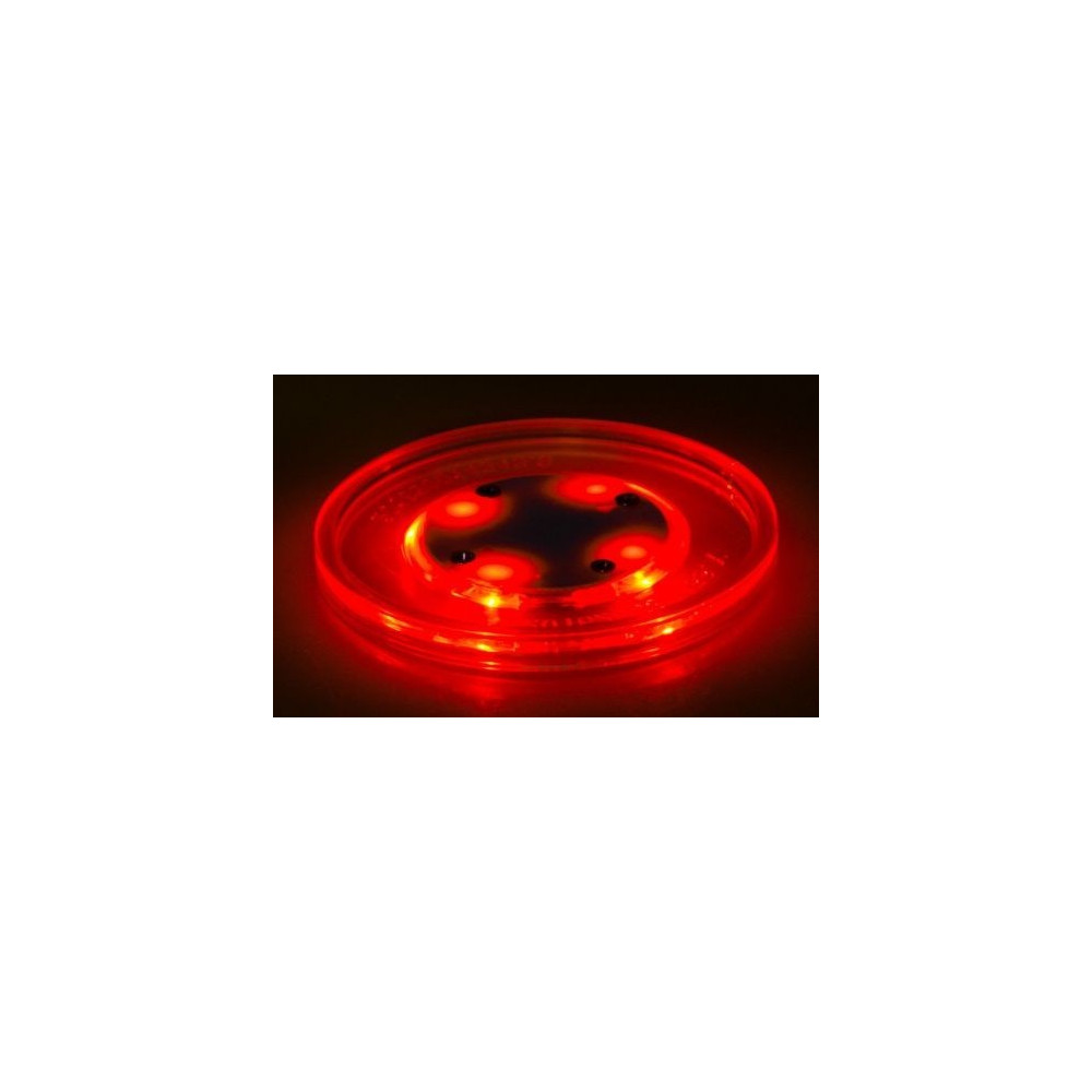 Шайба для аэрохоккея LED «Atomic Lumen-X Laser» (прозрачная, красный светодиод) D65 mm