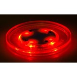 Шайба для аэрохоккея LED «Atomic Lumen-X Laser» (прозрачная, красный светодиод) D65 mm