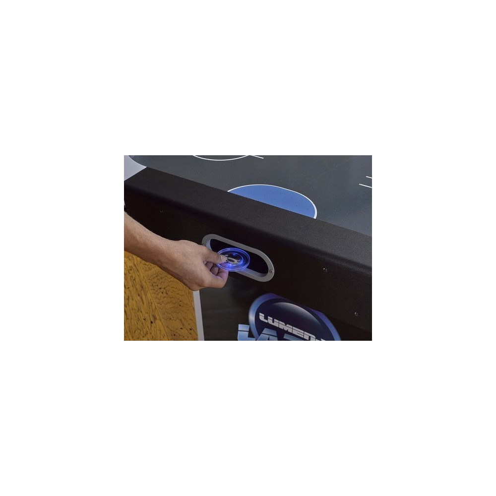 Шайба для аэрохоккея LED «Atomic Lumen-X Laser» (прозрачная, красный светодиод) D65 mm
