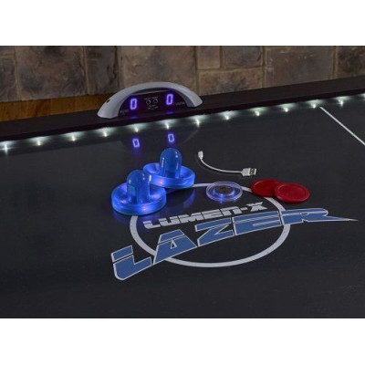 Бита для аэрохоккея LED «Atomic Top Shelf / Lumen-X Laser» D96 мм, синяя