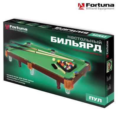 Бильярдный Стол Fortuna Пул 3 ФТ с  комплектом аксессуаров
