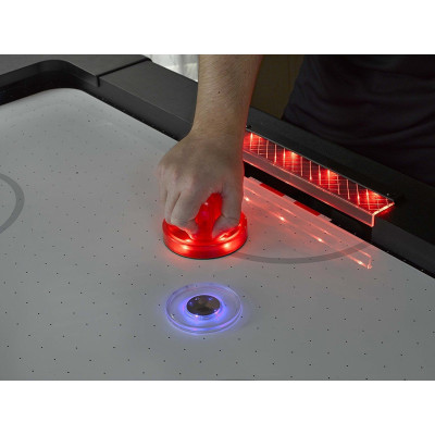 Бита для аэрохоккея LED "Atomic Top Shelf / Lumen-X Laser" D96 мм, красная
