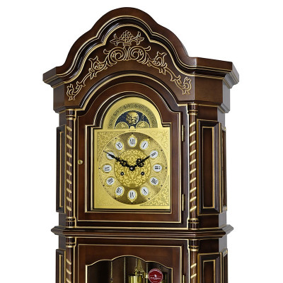 Часы напольные Columbus CR-9089-PG-CH «Вишневая элегия» gold