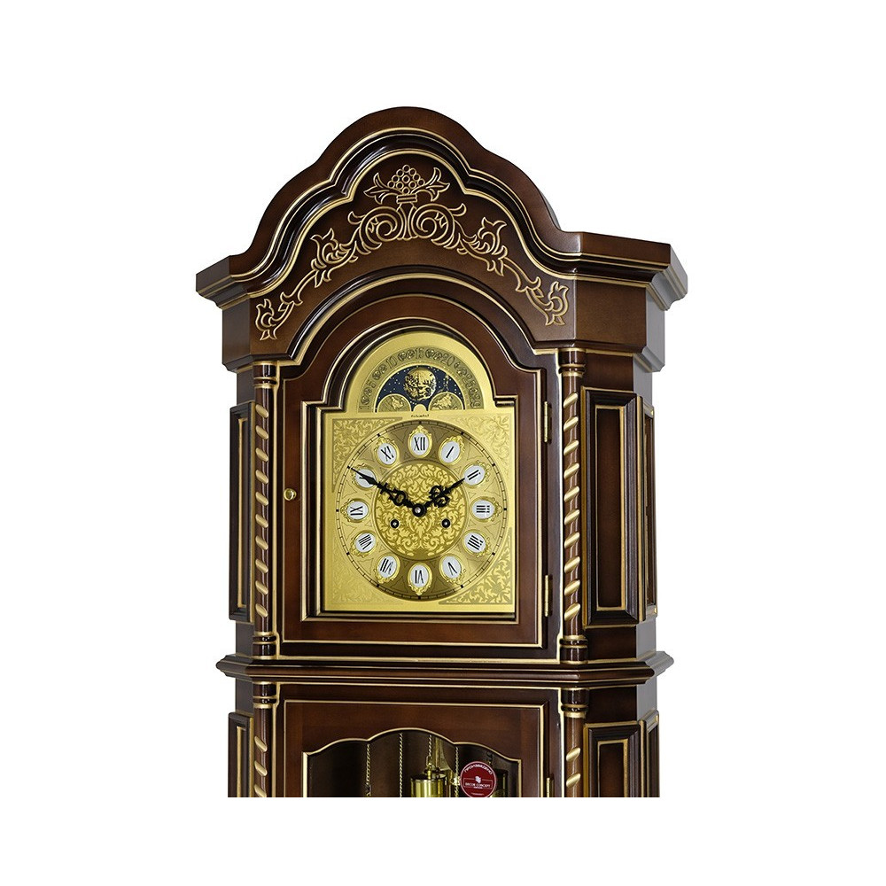 Часы напольные Columbus CR-9089-PG-CH «Вишневая элегия» gold