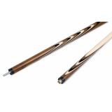 Кий / пирамида 2-pc "Классика" (термограб, коричневый, черный, белый) 13 запилов