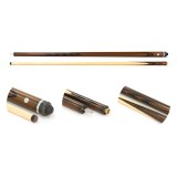 Кий / пирамида 2-pc "Классика" (термограб, коричневый, черный) 13 запилов