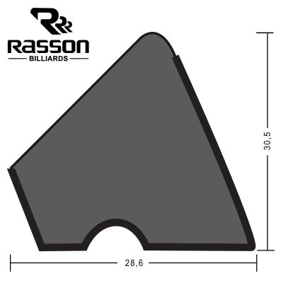 РЕЗИНА ДЛЯ БОРТОВ RASSON U-118 152СМ 10ФТ 6ШТ.