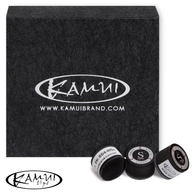 НАКЛЕЙКА ДЛЯ КИЯ KAMUI CLEAR BLACK Ø13ММ SOFT 1ШТ.
