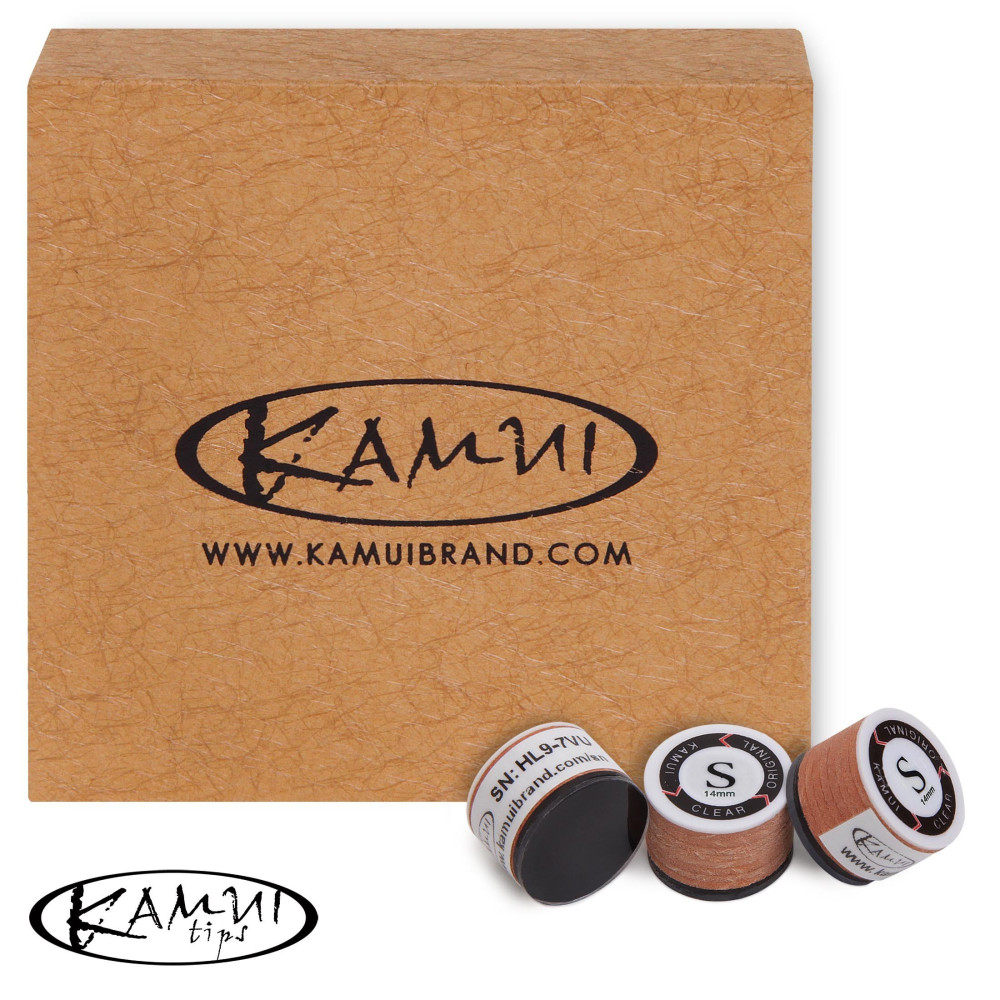 НАКЛЕЙКА ДЛЯ КИЯ KAMUI CLEAR ORIGINAL Ø14ММ SOFT 1ШТ.