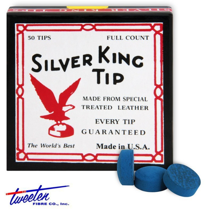 НАКЛЕЙКА ДЛЯ КИЯ SILVER KING Ø11ММ 50ШТ.
