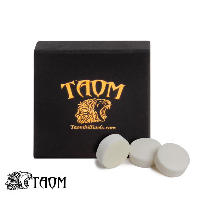 НАКЛЕЙКА ДЛЯ КИЯ TAOM 2.0 BREAK&JUMP WHITE Ø14ММ В ИНДИВИДУАЛЬНОЙ УПАКОВКЕ 1ШТ.