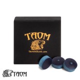 НАКЛЕЙКА ДЛЯ КИЯ TAOM 2.0 BREAK&JUMP BLUE Ø14ММ В ИНДИВИДУАЛЬНОЙ УПАКОВКЕ 1ШТ.