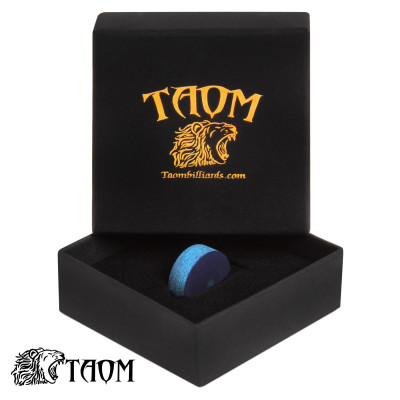 НАКЛЕЙКА ДЛЯ КИЯ TAOM 2.0 BREAK&JUMP BLUE Ø14ММ В ИНДИВИДУАЛЬНОЙ УПАКОВКЕ 1ШТ.