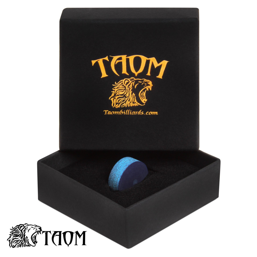 НАКЛЕЙКА ДЛЯ КИЯ TAOM 2.0 BREAK&JUMP BLUE Ø14ММ В ИНДИВИДУАЛЬНОЙ УПАКОВКЕ 1ШТ.