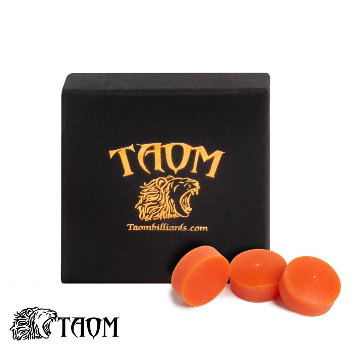 НАКЛЕЙКА ДЛЯ КИЯ TAOM 2.0 BREAK&JUMP ORANGE Ø14ММ В ИНДИВИДУАЛЬНОЙ УПАКОВКЕ 1ШТ.