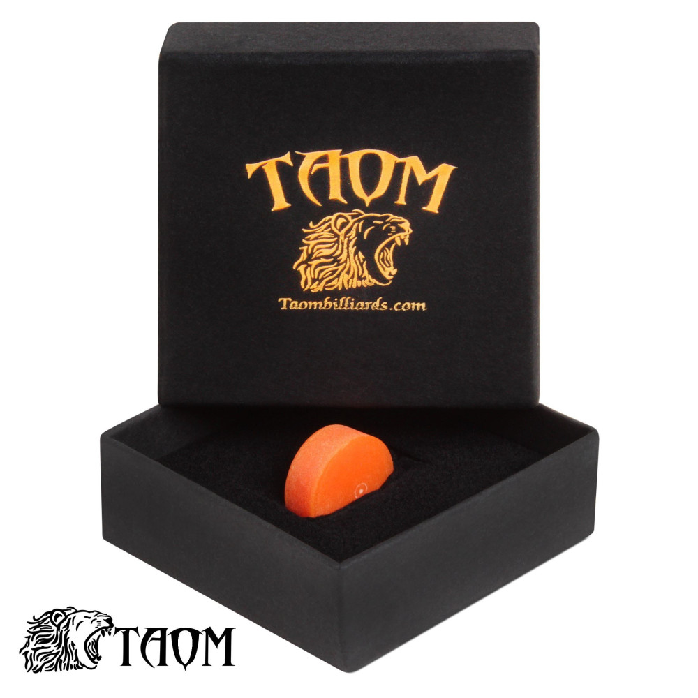 НАКЛЕЙКА ДЛЯ КИЯ TAOM 2.0 BREAK&JUMP ORANGE Ø14ММ В ИНДИВИДУАЛЬНОЙ УПАКОВКЕ 1ШТ.