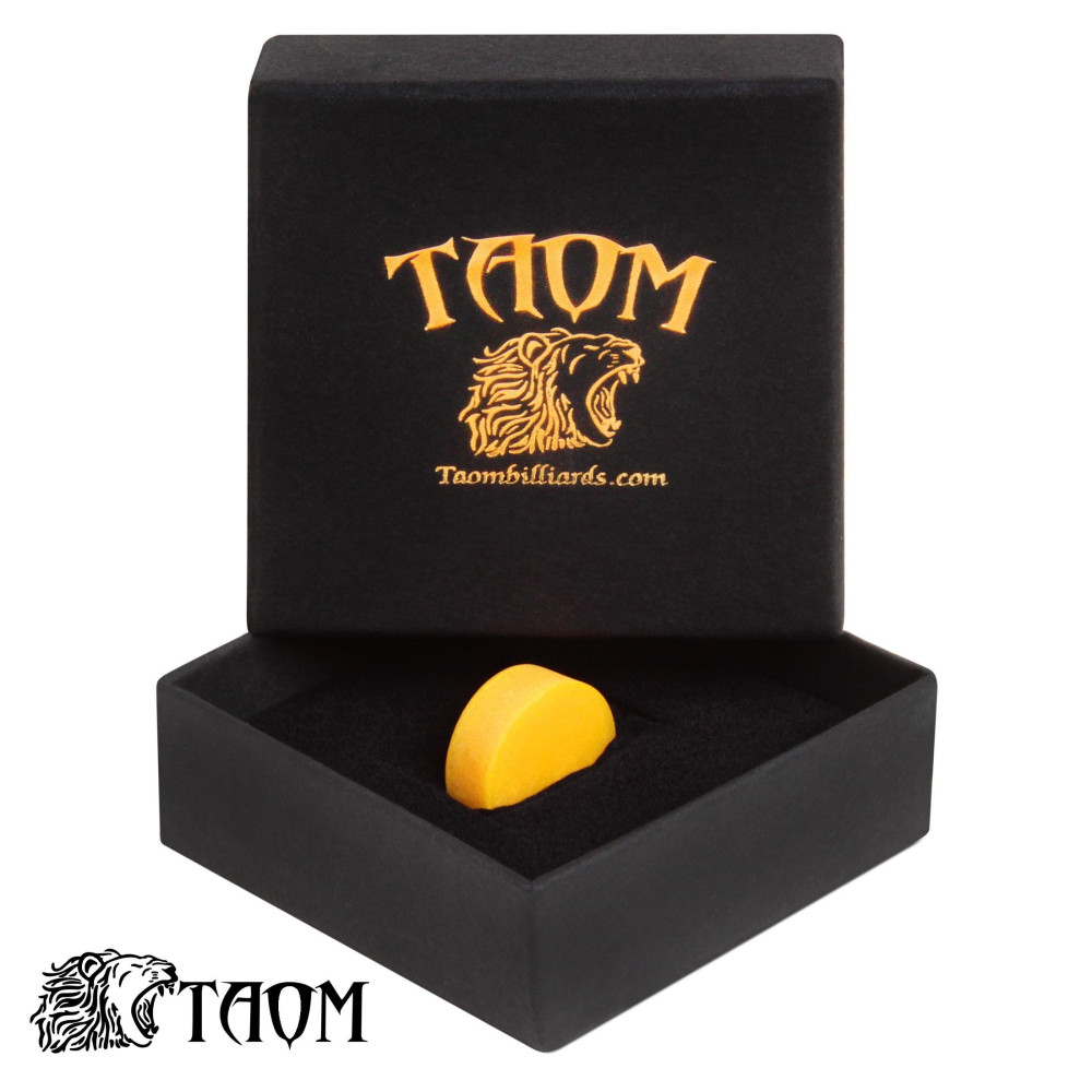 НАКЛЕЙКА ДЛЯ КИЯ TAOM 2.0 BREAK&JUMP YELLOW Ø14ММ В ИНДИВИДУАЛЬНОЙ УПАКОВКЕ 1ШТ.