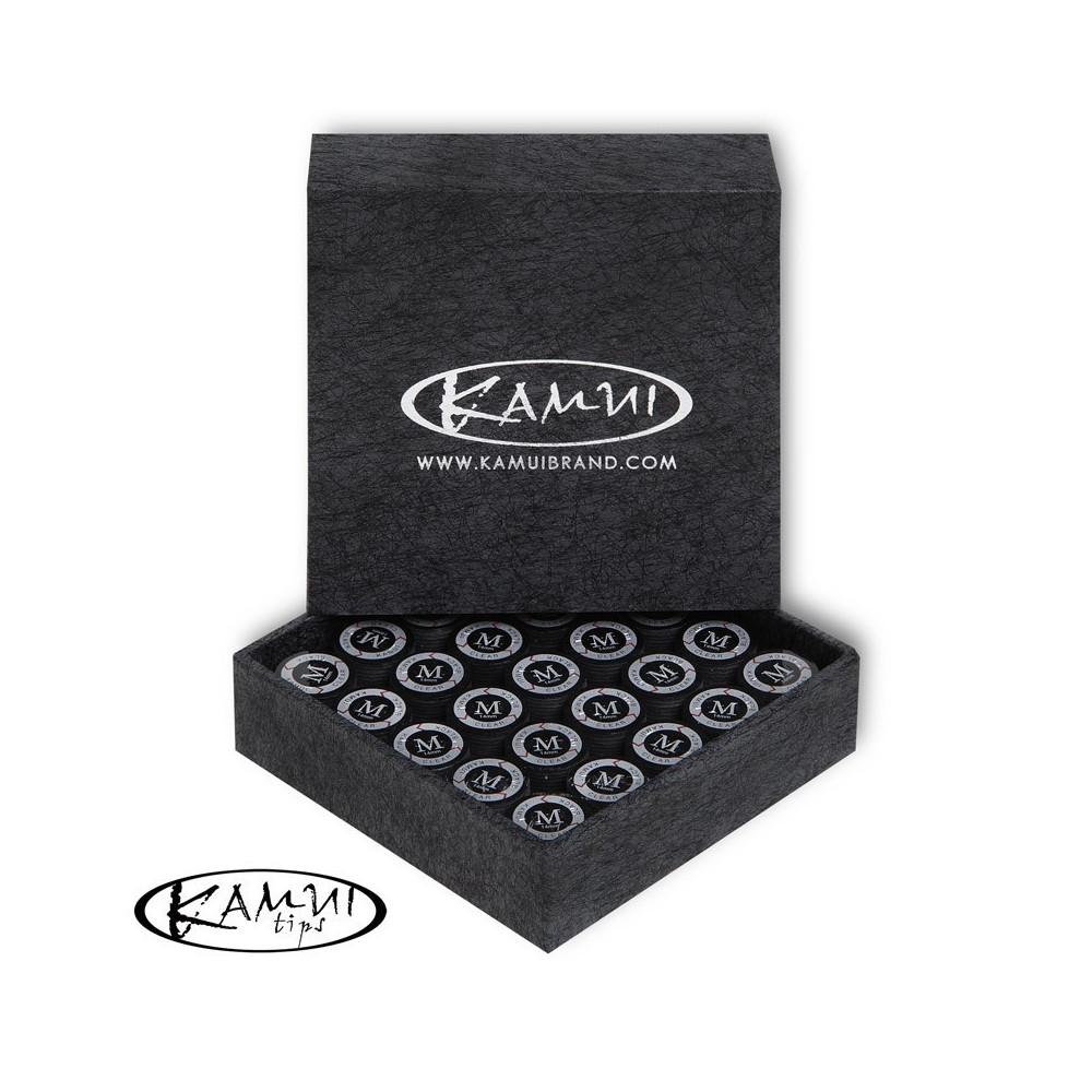 НАКЛЕЙКА ДЛЯ КИЯ KAMUI CLEAR BLACK Ø14ММ SOFT 1ШТ.