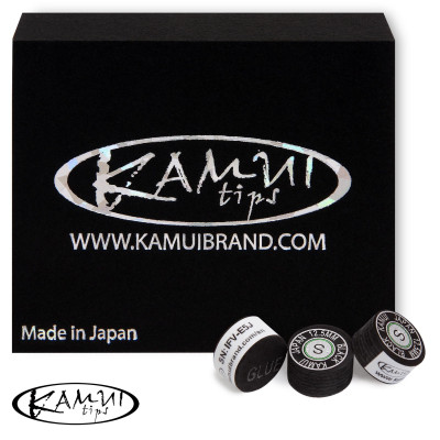 НАКЛЕЙКА ДЛЯ КИЯ KAMUI BLACK Ø12,5ММ SOFT 1ШТ.