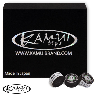 НАКЛЕЙКА ДЛЯ КИЯ KAMUI BLACK Ø14ММ SOFT 1ШТ.