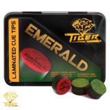 НАКЛЕЙКА ДЛЯ КИЯ TIGER EMERALD Ø13ММ MEDIUM/HARD 1ШТ.