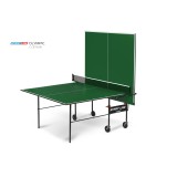 Стол теннисный Olympic с сеткой Зелёный