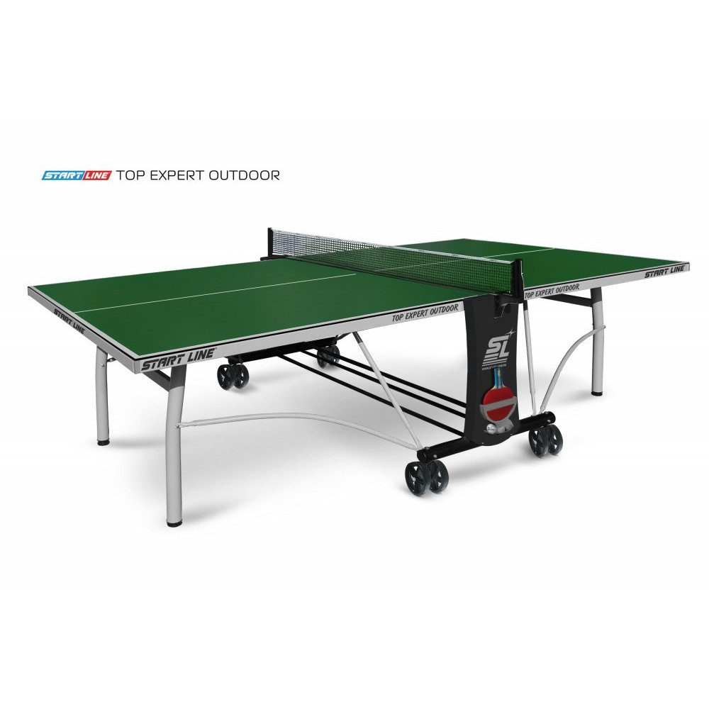 Стол теннисный Top Expert Outdoor Зелёный
