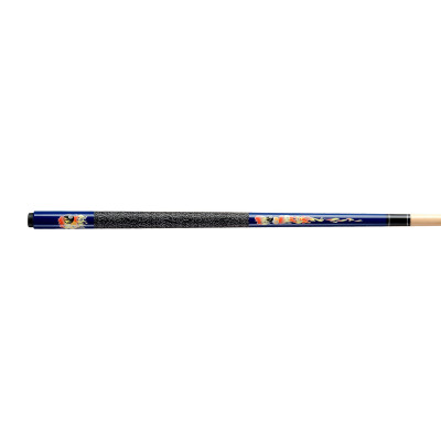 Кий / пул 2-pc "Kids Classic Flames CF-01" (синий] 123 cm с оплеткой ирландский лен