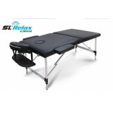 Массажный стол Aluminium (black) Черный