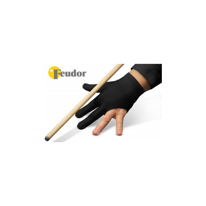 Перчатка-бильярдная Feudor Standard black XL