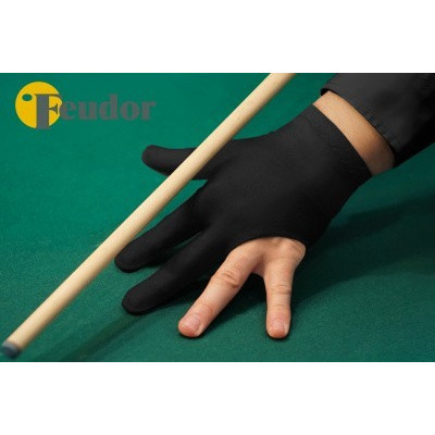 Перчатка-бильярдная Feudor Standard black XL