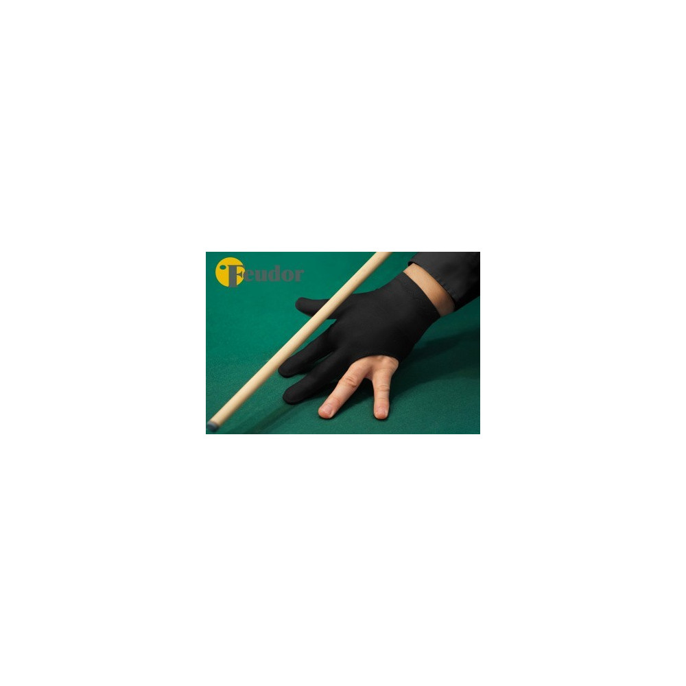 Перчатка-бильярдная Feudor Standard black XL
