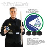 Наклейка Startbilliards Cue Tips Black Lord 13 мм H (50 шт)