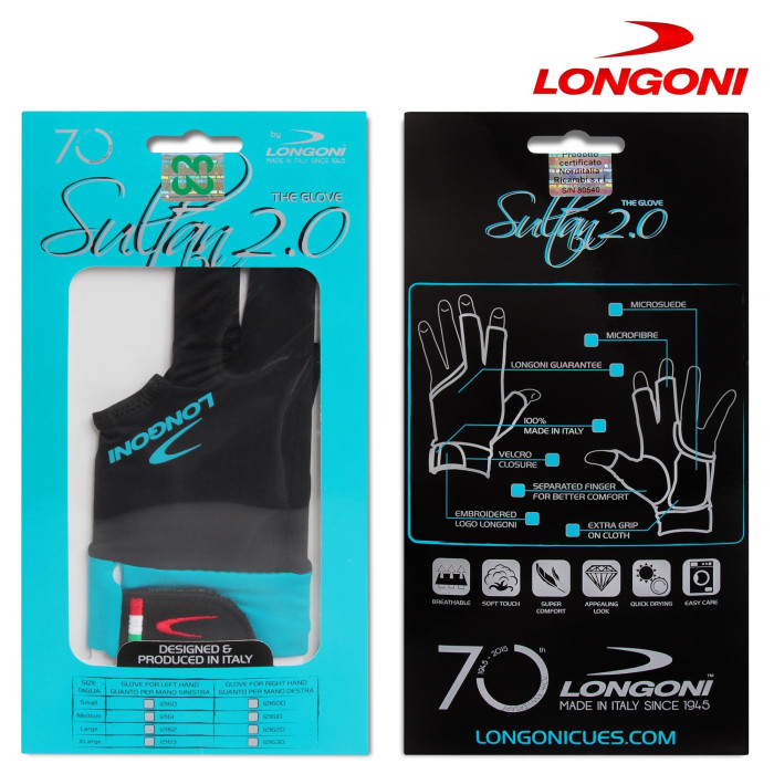 ПЕРЧАТКА LONGONI SULTAN 2.0 ЛЕВАЯ XL