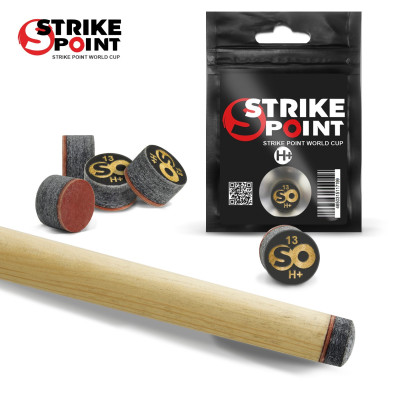 Наклейка для кия 13мм STRIKE POINT World CUP H+, с фиброй