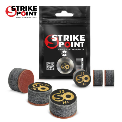 Наклейка для кия 13мм STRIKE POINT World CUP H+, с фиброй