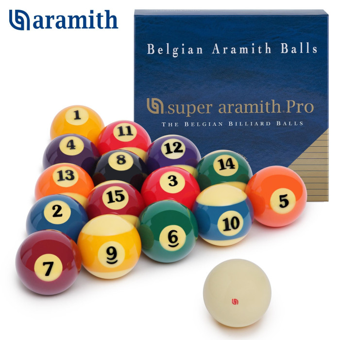 Купить бильярдные шары SUPER ARAMITH PRO POOL Ø57,2ММ для пула
